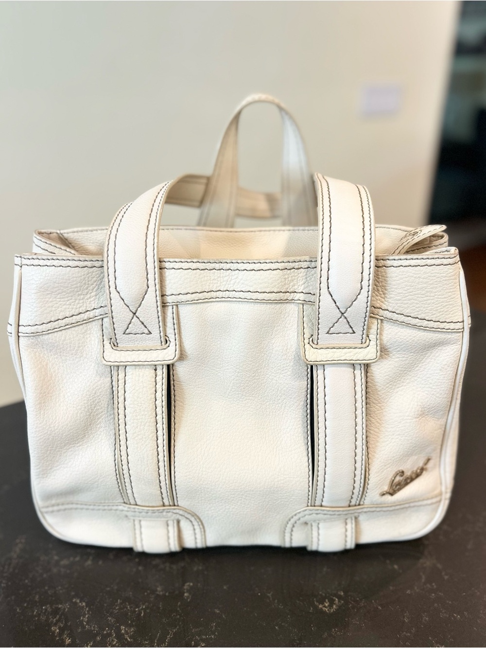 Lancel Paris NWOT Vintage Y2K Leather Purse